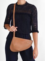 Cross Body Tas Large City Perle Leder Nathan baume Groen n city 1-vue-porte